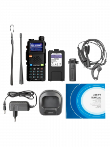 Рация Baofeng UV-5RM 10W с гарнитурой черная